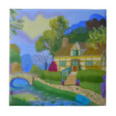 FrühlingsHütte Fliese (Vorderseite)