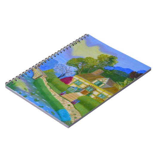 FrühlingsHütte Notizblock (Linke Seite)