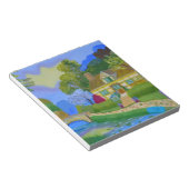 FrühlingsHütte Notizblock (angewinkelt)