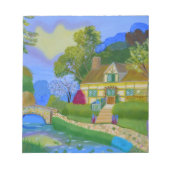 FrühlingsHütte Notizblock (Vorderseite)