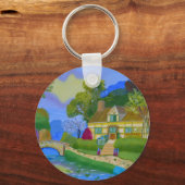 FrühlingsHütte Schlüsselanhänger (Vorderseite)