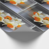 Frühlingsinterne Narzissen Geschenkpapier (Ecke)