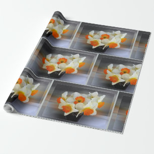 Frühlingsinterne Narzissen Geschenkpapier