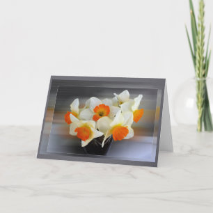 Frühlingsinterne Narzissen Karte