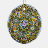 FrühlingsJugendstildekoration Keramik Ornament (Links)