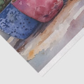 Frühlingskaktus und Blume Dekoupage Seidenpapier (Ausschnitt)