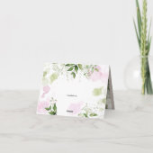 Frühlingskarte Dankeskarte (Rückseite)