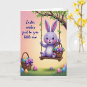 Frühlingskarte mit Cheer-Creature Karte (Gelbe Blume)