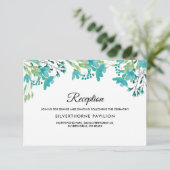 Frühlingskarten Wildblumen Hochzeitskarten Einladung (Stehend Vorderseite)