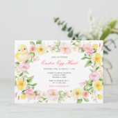 Frühlingskichs Ostereier Party Einladung (Stehend Vorderseite)