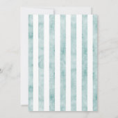 Frühlingskick & Strips Vintager Stil Ostern Brunch Einladung (Rückseite)