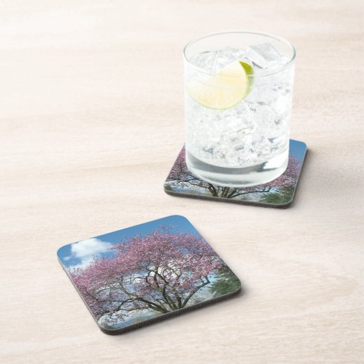 Frühlingskirschblüten Getränkeuntersetzer (Rechte Seite)