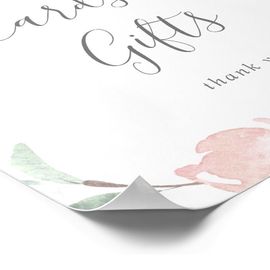 Frühlingskirsche Blossom Karten und Geschenke Zeic Poster (Ecke)