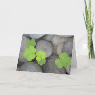 Frühlingsklebekarte Karte