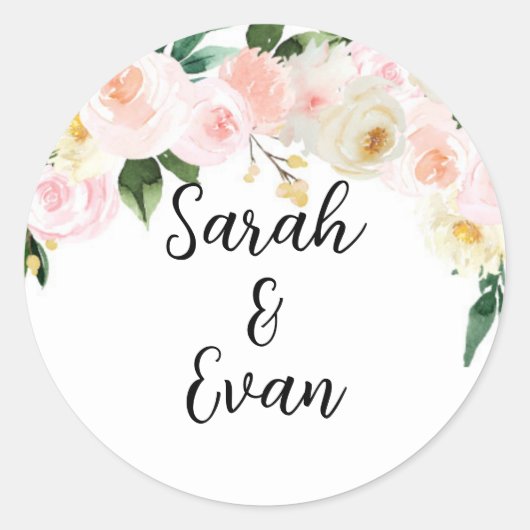 Frühlingskleber Runder Aufkleber (Vorderseite)