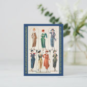 Frühlingskleider. (1920) postkarte (Stehend Vorderseite)