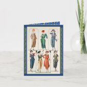 Frühlingskleidung. (1920) dankeskarte (Vorderseite)