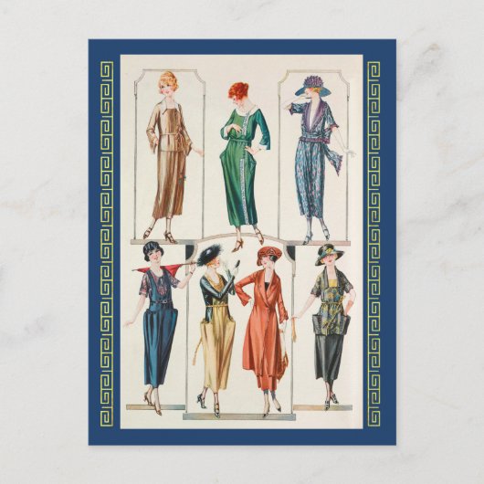Frühlingskleidung. (1920) postkarte (Vorderseite)
