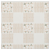 Frühlingskleine Blumen Blockdruck Stoff (Muster)