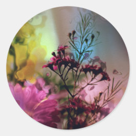 Frühlingskollektion Runder Aufkleber