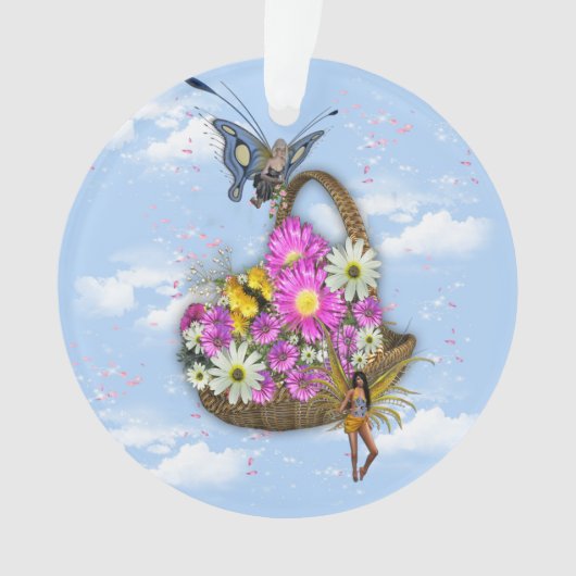 Frühlingskorb Sammler Ornament (Vorderseite)
