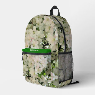 Frühlingskrabappel-Blume blüht Personalisiert Bedruckter Rucksack