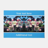 Frühlingskrabappel-Blume blüht Personalisiert Fußmatte (Vorderseite)