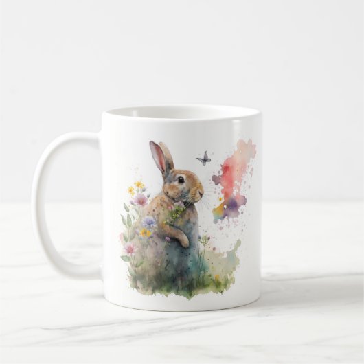 Frühlingskrabbit Kaffeetasse (Links)