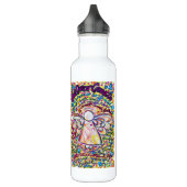 Frühlingskrebs kann nicht Engel bewirken Edelstahlflasche (Links)
