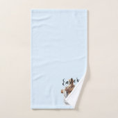 Frühlingskreuz & Stoffillustration Badhandtuch Set (Handtuch)