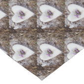 Frühlingskrokus im Schneekulturfoto Kurzer Tischläufer (Ecke)