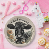 Frühlingskuh Pappteller (Party)