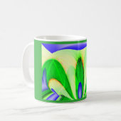 Frühlingskunst Kaffeetasse (Vorderseite Links)