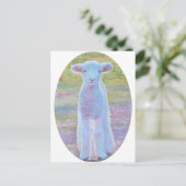 Frühlingslamelle Postkarte (Stehend Vorderseite)