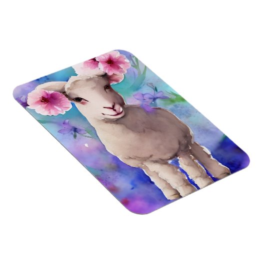 Frühlingslamm Magnet (Rechte Seite)