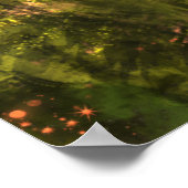 Frühlingslandschaft - Blüte - Originalgemälde Poster (Ecke)