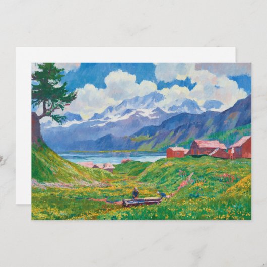 Frühlingslandschaft | Giovanni Giacometti (Vorne/Hinten)