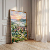 Frühlingslandschaft Impressionistische Wandkunst Poster