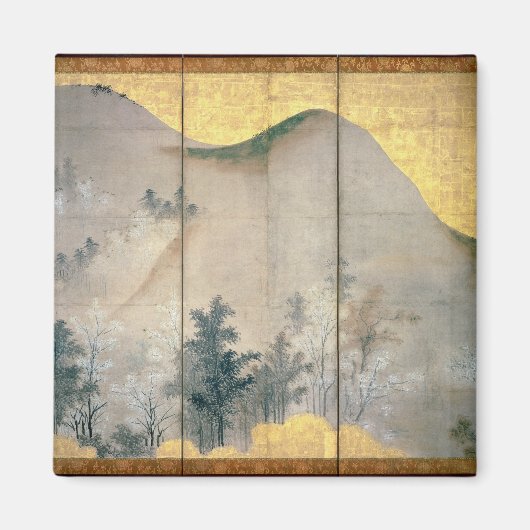 Frühlingslandschaft Magnet (Vorne)