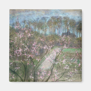 Frühlingslandschaft Magnet