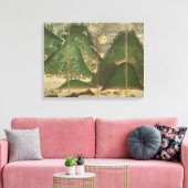 Frühlingslandschaft mit Sonne Leinwanddruck (Insitu (Wohnzimmer))