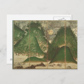 Frühlingslandschaft mit Sonne Postkarte (Vorne/Hinten)