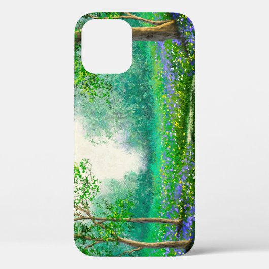 Frühlingslandschaft Ölmalerei, Wald. Case-Mate iPhone Hülle (Rückseite)