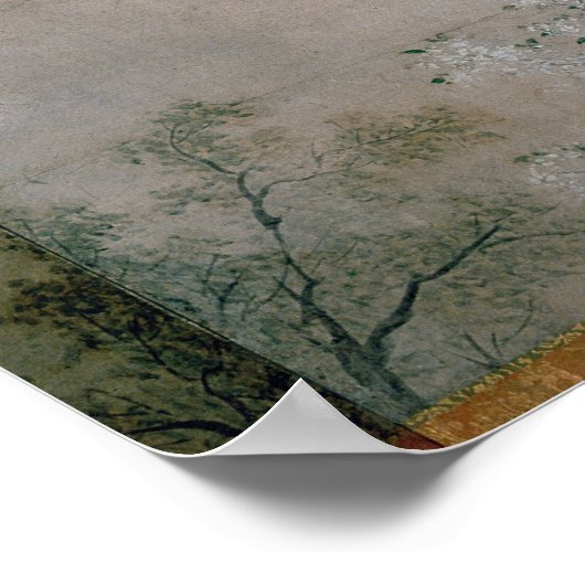 Frühlingslandschaft Poster (Ecke)