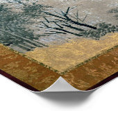 Frühlingslandschaft Poster (Ecke)