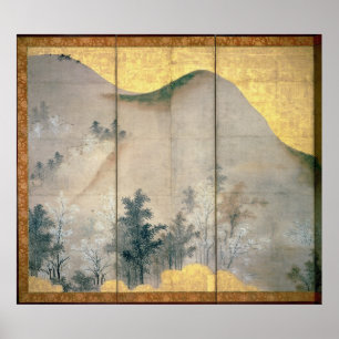 Frühlingslandschaft Poster