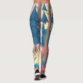 Frühlingslandschaft: Vintage Landschaft Leggings (Rückseite)