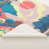 Frühlingslandschaft: Vintage Landschaft Sherpadecke (3/4)