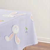 Frühlingslavender Osterbände und Karroten Tischdecke (Beispiel)