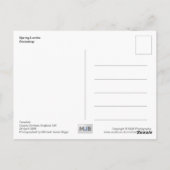 Frühlingsleder Postkarte (Rückseite)